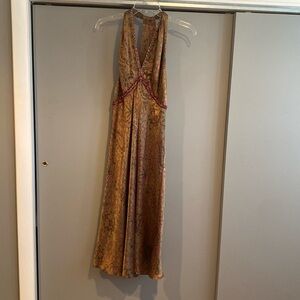 Silk evening dress